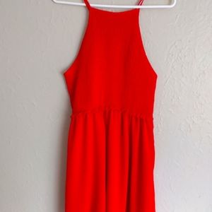 Sequin Hearts Red Dress